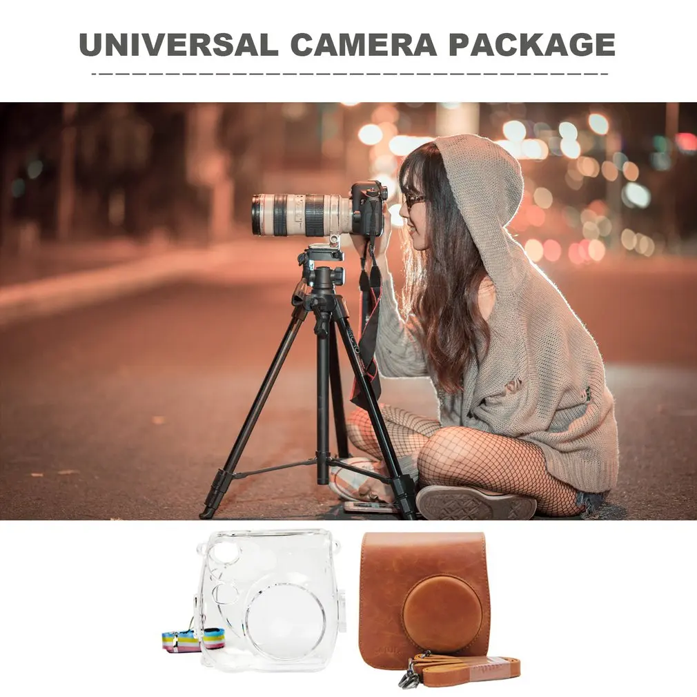 Чехол-сумка из искусственной кожи для камеры Instax для Fujifilm Instax Mini 7s 7c instant camera Polaroid camera защитный чехол