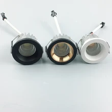 Светодиодный светильник с регулируемой яркостью COB потолочные точечные светильники 3W светодиодный светильник для спальни, кухни, внутреннего потолка, встраиваемые светильники 110 В 220 В