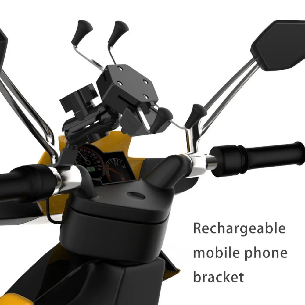 Мотоцикл Скутер X-type зарядное устройство держатель мобильного телефона кронштейн Usb Автомобильное зарядное устройство