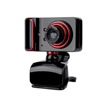 

Recording Conferencing Clip On USB HD Drive Free Study Desktop Computer Telecommuting Laptop PC With Mic Home Webcam Camera