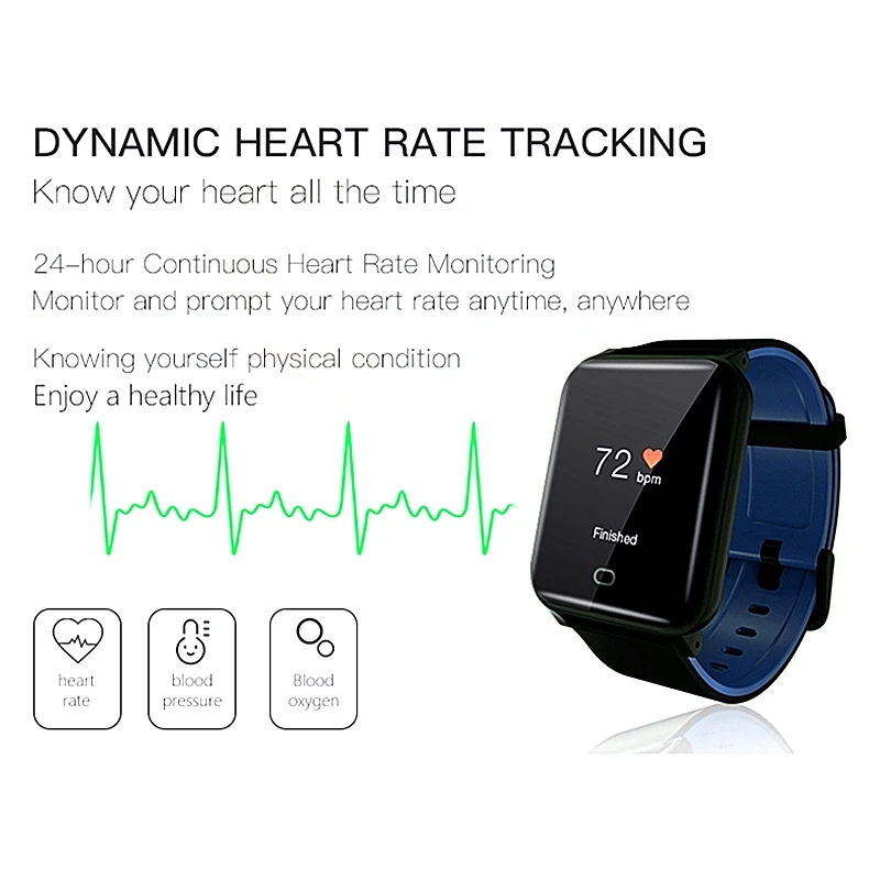 Nennbo AI-ONE Smartwatch Frivolous sport Man Fitness Waterproof Monitoring Heart Rate Sleep Smart bracelet For Android And IOS