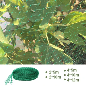 

5m/10m Garden Fence Green Nylon Net Vegetable Plant Trellis Netting Support Nets Bean Plant Climbing Grow Fence Anti-bird Net