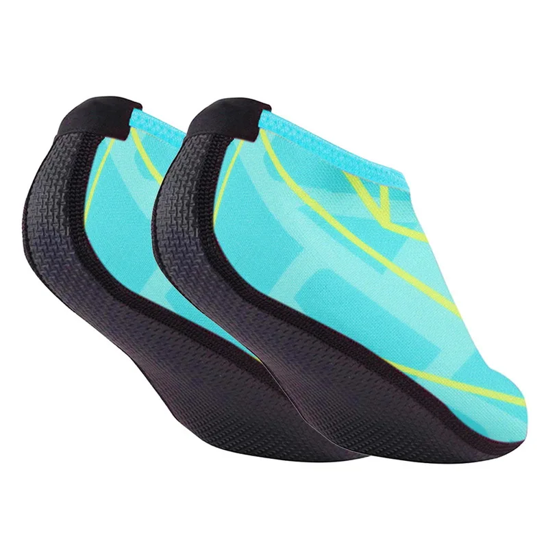 Кроссовки Обувь для плавания быстросохнущая для плавания пляжная обувь Босиком легкие носки для детей, мужчин и женщин - Цвет: Green