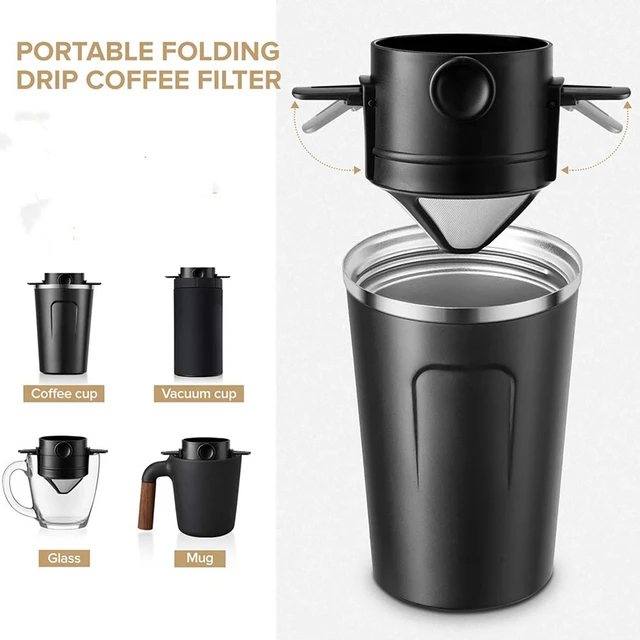 Dropship Small Filter Coffee Machine; Mini Pour Over Portable