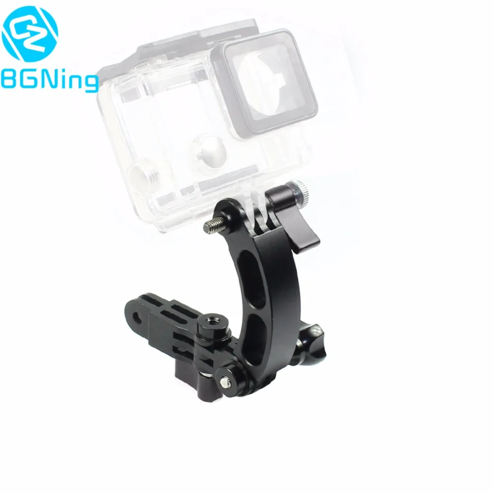 BGNing регулируемое основание Крепление для Gopro Hero 8 7 5 Xiaomi yi для sjcam для DJI Экшн камеры штатив шлем ремень крепление аксессуар