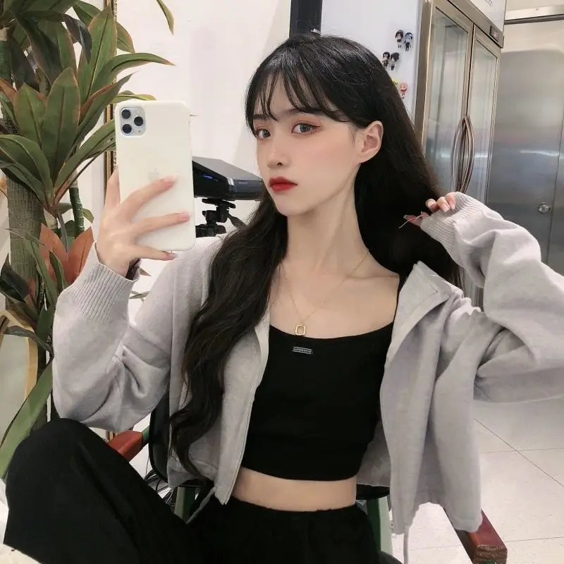 ���� ������ ī��� �ĵ�-���� ������ ���� ��Ʈ ª�� �㸮 Drawstring ���� ž ���� ����