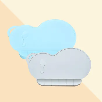 

Infant Silica Cartoon Tableware Baby Anti-slip Easy to Cleaning Placemat Children Tableware Stainless Steel Tableware Kids M4