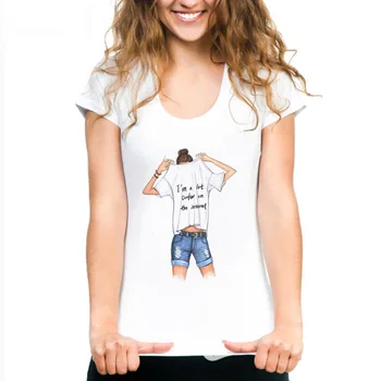 

Sexy Beauty Print T Shirt Women Short Sleeve O Neck Loose Tshirt 2020 Summer Fashion Women Tee Shirt Tops