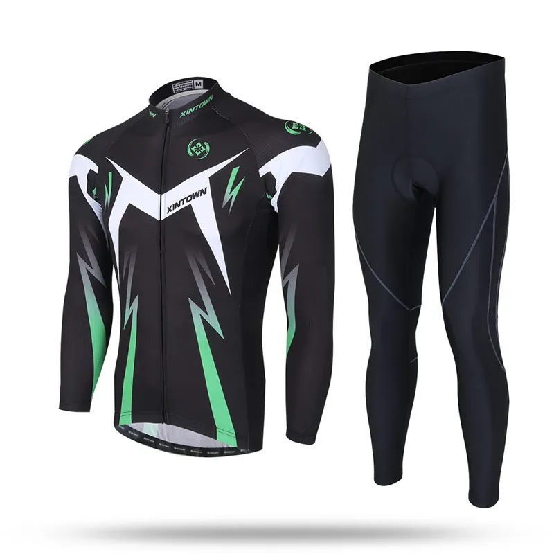 

Xintown Jersey Long Set New Style Summer Long Sleeve Racing Suit Set Cyclist Coat Men's