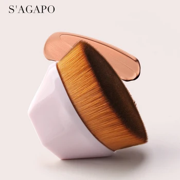 

1PCS Foundation Brush seamless makeup brush Loose powder Honey powder makeup brush petal makeup Apply evenly brush beauty tools