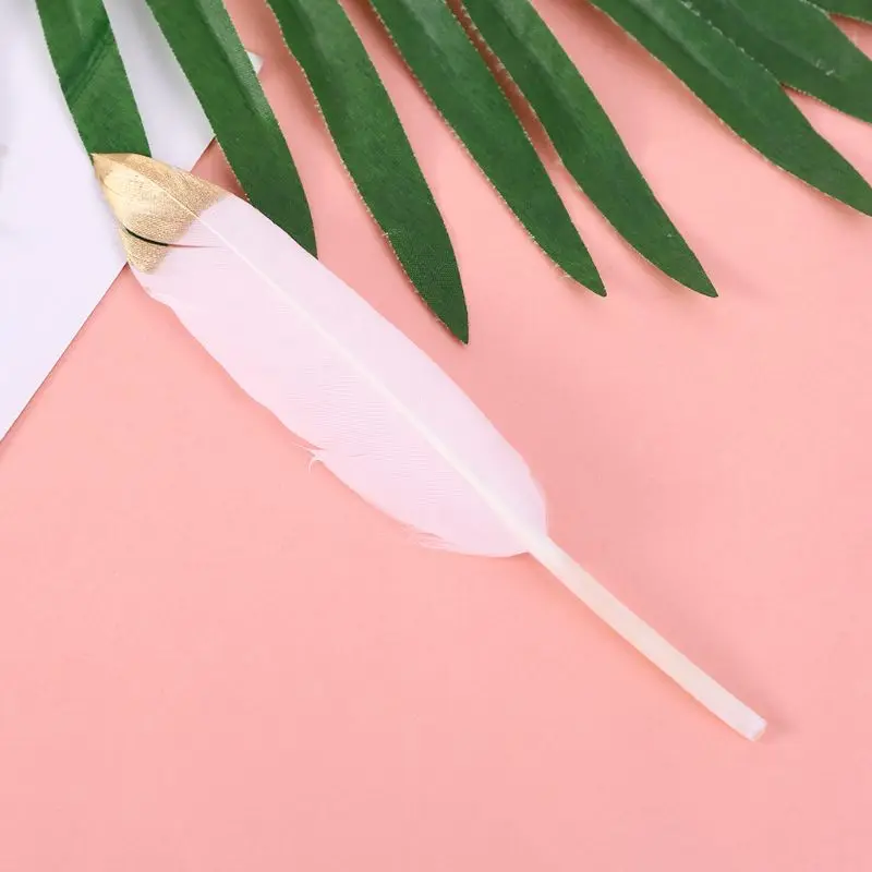 100pcs Goose Feathers for Art Craft Party Decoration Clothing Accessories DIY