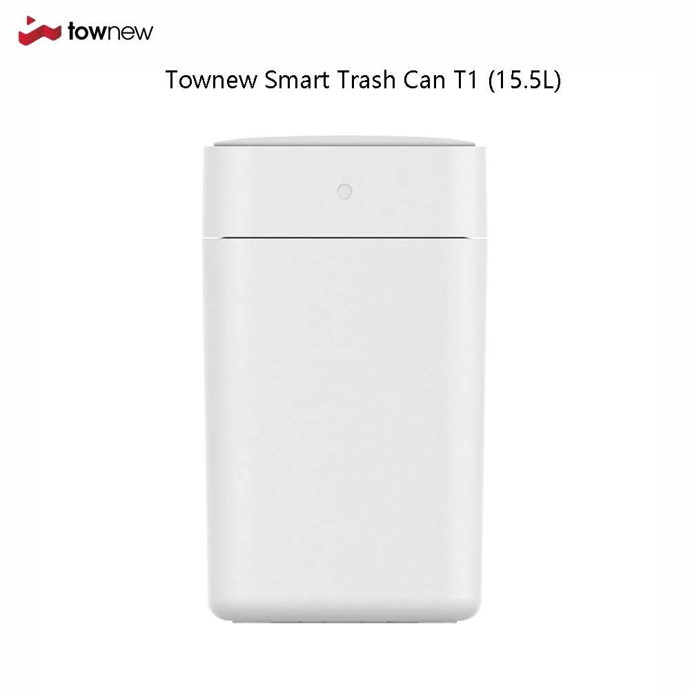 Ceny Oringal Townew inteligentny kosz na śmieci T1 o dużej pojemności automatyczny inteligentny czujnik ruchu na podczerwień śmieci kosz na śmieci kuchnia kosz na śmieci