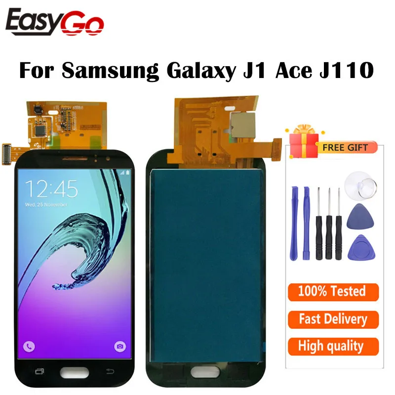 ЖК-дисплей с сенсорным экраном и дигитайзером в сборе для Samsung Galaxy J1 Ace J110 J110H J110F |