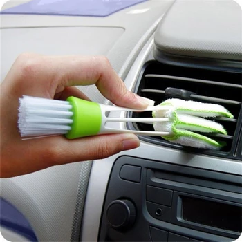 

TORSO brush for cleaning hard-to-reach places in the car, 16 cm, green