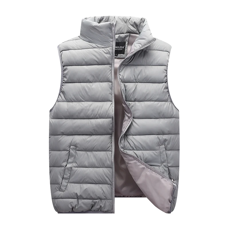

New Plus Size XS-5XL men Sleeveless Winter Jacket Black Down Vest Women Windproof Warm Waistcoat Outwear Women Vests Hot Sales