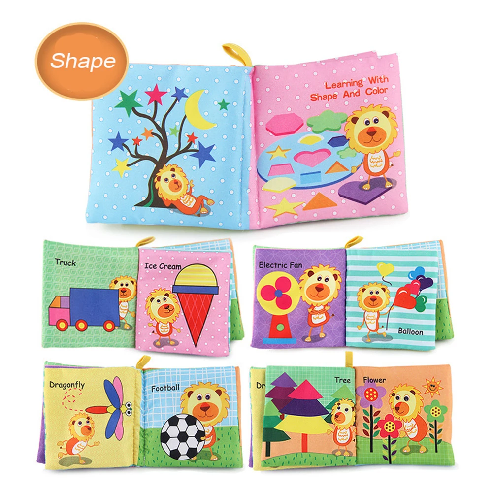 

Baby Kids Early Learning Cloth Books Toys Soft Cloth Books Soft Cloth Books Educational Activity Book children gifts