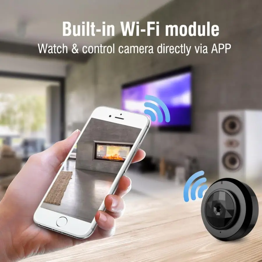 Мини-камера wifi мини видеокамера ночного видения Мини wifi камера 720P мини DV, камера, регистратор для IOS Android телефон приложение управление