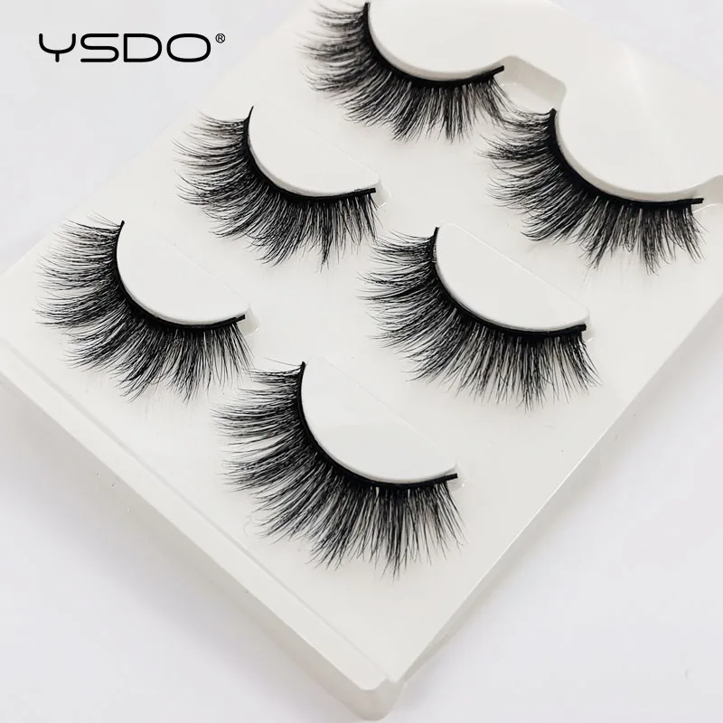 YSDO, 10 шт./30 пар, ресницы,, 3d норковые ресницы, макияж, норковые накладные ресницы, искусственные ресницы, натуральные ресницы для наращивания, cilios