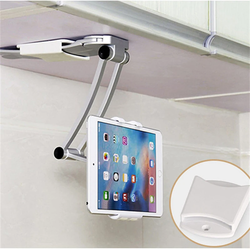 

YASOKO Tablet Mount Stand 2-In-1 Kitchen Wall Counter Top Desktop Mount Recipe Holder Stand For Tablet And Smartphones
