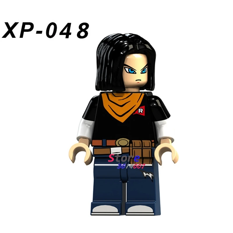 Один строительный конструктор Dragon Ball Z Goku Gotenks Torankusu Tien Shinhan Android 18 лазурит Коллекция игрушек для детей - Цвет: XP048