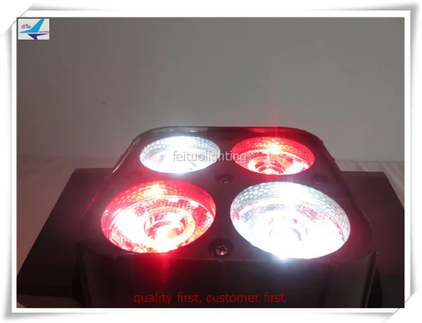 E-4pcs супер луч Четырехцветные огни сценический светодиодный DJ Lumiere матрица 4*15 Вт Луч подвижный светильник RGBW светодиодный мини-пучок мыть движущаяся головка