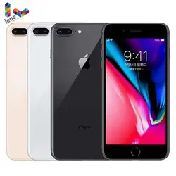 Apple iPhone 8 Plus 5,5 дюймшестиядерный Оригинал iOS 3 ГБ ОЗУ 64/256 Гб ПЗУ 12 МП отпечаток пальца 2691 мАч 4G LTE разблокированный мобильный телефон