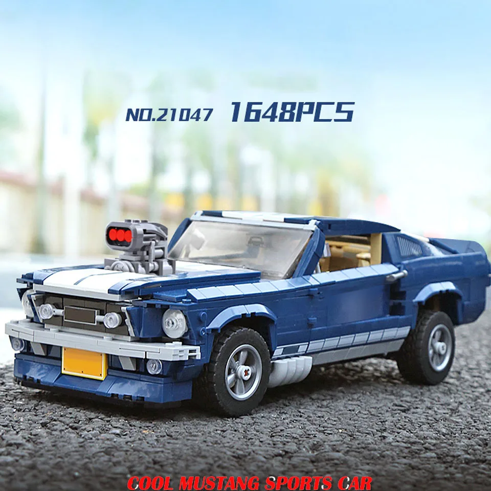 21047 технические игрушки серии совместимы с новым 10265 Mustang автомобильный набор строительные блоки кирпичи автомобильные игрушки детские рождественские подарки
