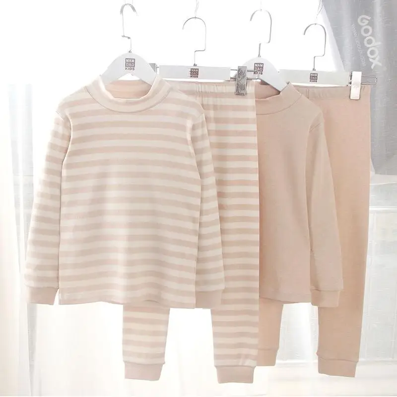 

Cotton Material Autumn New Kids Thermal Underwear Long John Underwear For Children 1108