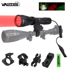 Многофункциональный Красный Зеленый Белый IR850 4 светодиодный модульный охотничий светильник-вспышка алюминиевый светильник ночного видения тактический фонарь