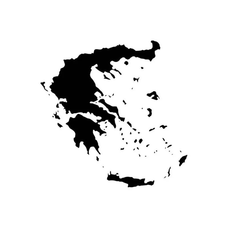 Interesting Greece Map Car Stickers Motorcycle Decals KK Vinyl Cover Scratches Waterproof PVC 15cm X | Автомобили и мотоциклы
