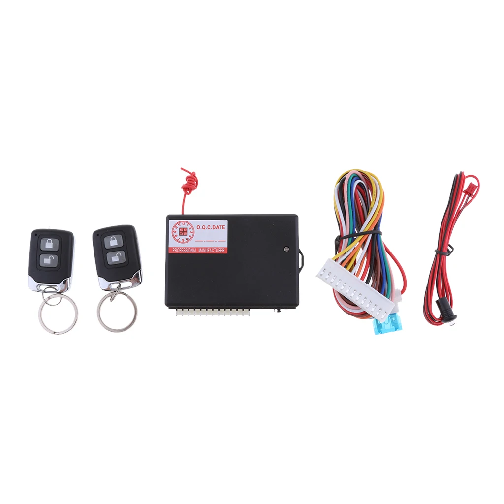 Car Door Lock Keyless Entry System Vehicle Remote Central Kit ACC Detection