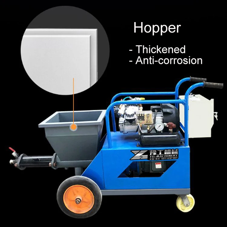 Новое оборудование стены цементного раствора распыления машина Электрический дездизельного раствора опрыскиватель с низкой ценой штукатурного оборудования
