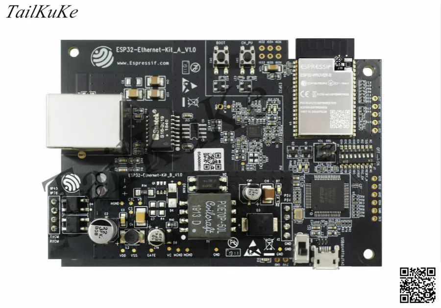 ESP32 Ethernet Kit плата ESP (Ethernet к Wi Fi макетной плате)|Детали и аксессуары для приборов| |