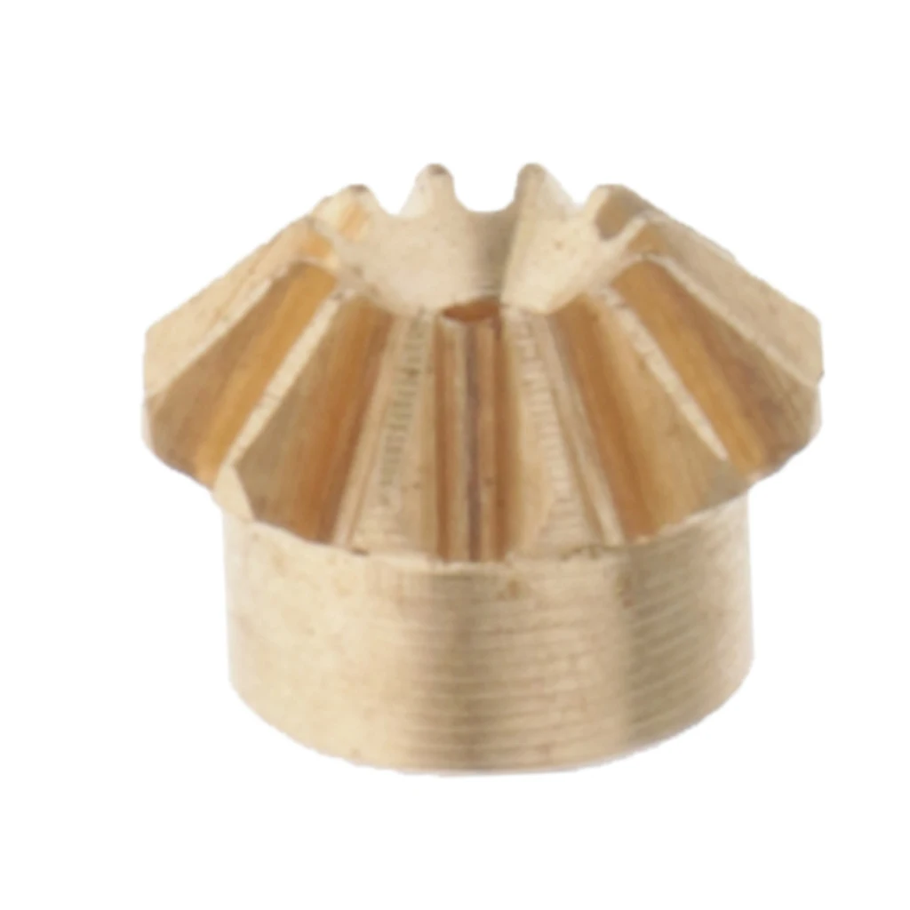 0.4 Modulus Brass Bevel Gear 12 Tooth 1mm Diameter Inner Hole