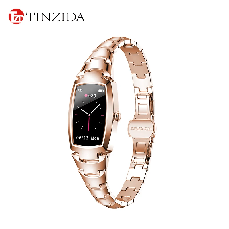 Tinzida Smart Watch H8 Pro Women Heart Rate Sleep Monitoring Message Reminder Lady Watch Fashion Ladies Smartwatch IOS Android