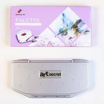 ArtSecret WCS-16 di alta qualità 16 pozzi acquerello acrilico Pallette di colore per la pittura ad acquerello strumenti d'arte forniture
