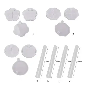 

Crystal Epoxy Resin Mold Rotating Overlapping Multi-layer Jewelry Storage Box Casting Silicone Mould DIY Crafts Making Tools