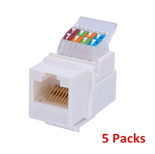 

Cat6 UTP Toolless Modelar Jack Keystone Jack Pass Fluke Test 5PC per lot Computer connector with CE ROHS