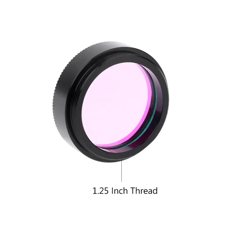 

UHC Filter 1.25" Telescope Filter for Astronomy Telescope Monocular Eyepiece Improve Image Contrast Reduces Light Pollution 19QB