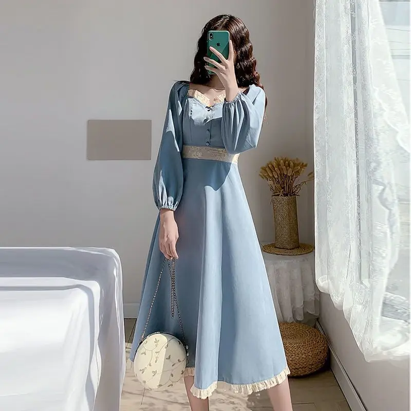pale blue bridesmaid dresses One Shoulder Light Sheath Long Dress – Dressesforparty Collar Size:14.5