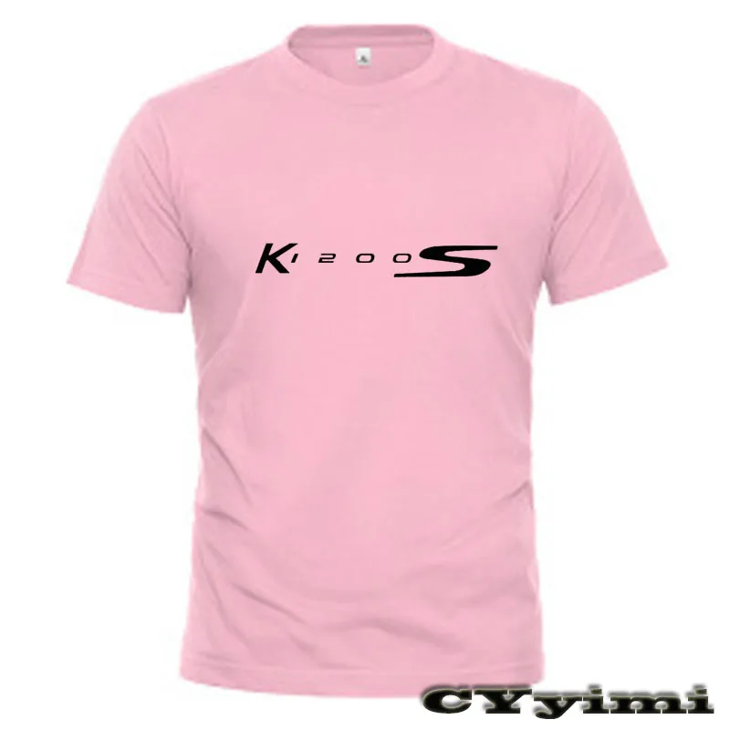 Para bmw k1200s t camisa dos homens novo logotipo camiseta 100% algodão verão manga curta em torno do pescoço t masculino