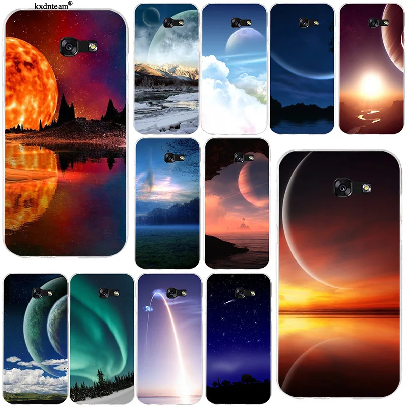 Spectacle Wonderful Landscape Slim Soft TPU Phone Cases for Samsung Galaxy Note 2 3 4 5 8 S2 S3 S4 S5 Mini S6 S7 S8 S9 Edge Plus | Мобильные