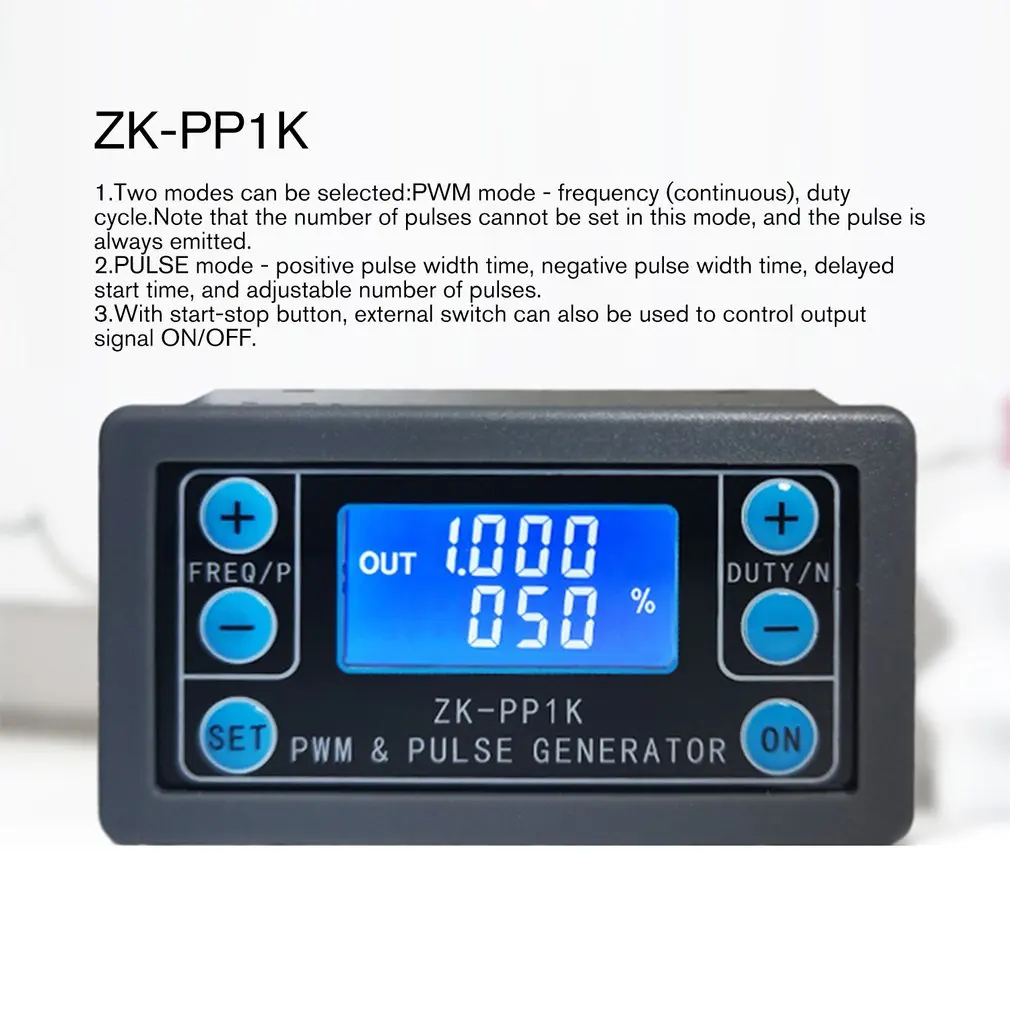 ZK PP1K PWM импульсная Частота Рабочий цикл регулируемый модуль прямоугольная волна