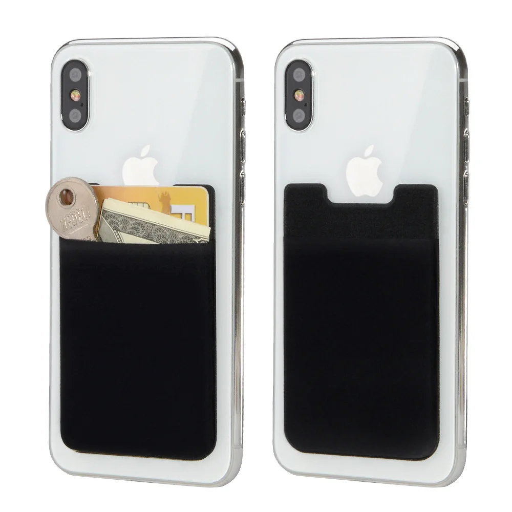 Творческий силиконовый чехол-бумажник для сотового телефона Для женщин Для мужчин Кредитная карта ID держатель для карт Бизнес держится на кармане, клейкую ленту 3м