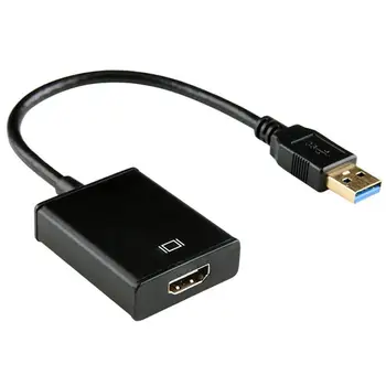 

Hd 1080P Usb 3.0 To Hdmi Converter Adapter Cable Usb To Hdmi External Video Card Multi Monitor Adapter For Windows 7/8/10
