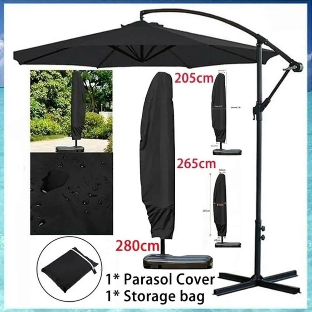 Only Including Cover 280 265 205cm Large Parasol Cover Banana Umbrella Cover Protective Dustproof Courtyard Pool Beach Garden Awnings Aliexpress