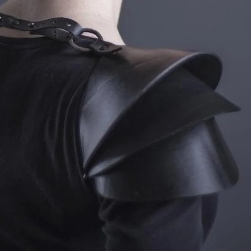 Cosplay Costume,Warrior Shoulder Armor Medieval Women Armor Gothic Shoulder Harness