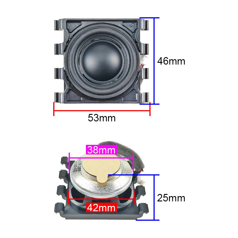 Alto-falante de Distância Reequipamento de Áudio para Carro Ghxamp Unidade Rubidium Ímã Midrange Driver Afiado 2 Peças 4ohm 15w - Image 3