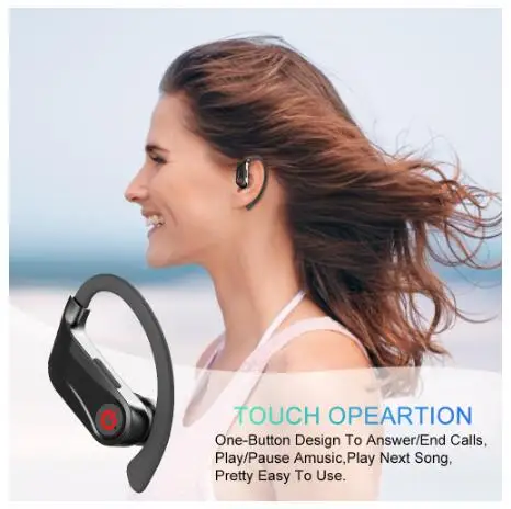 HBQ PRO TWS Bluetooth 5,0 в наушники, стерео беспроводные наушники, мини наушники, водонепроницаемая гарнитура с наушником 950 мАч