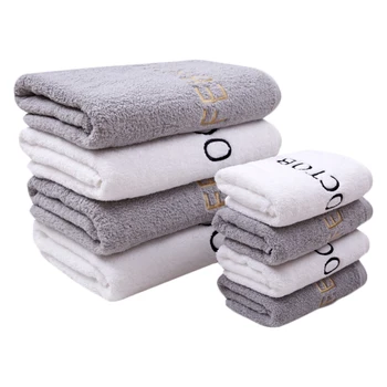 

Cotton Fashion Bath Towel Sport Absorbent Hair Towel Microfiber Beauty Antibacterial Bath Towels For Adults Set Facecloth JJ50MJ
